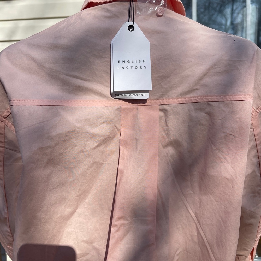 English Factory Pink Women's shirt dress